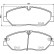 Brake Pad Set, disc brake P 30 090 Brembo