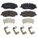 Brake Pad Set, disc brake P 30 090 Brembo, Thumbnail 2