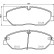 Brake Pad Set, disc brake P 30 090 Brembo, Thumbnail 2