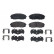 Brake Pad Set, disc brake P 30 095 Brembo