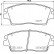 Brake Pad Set, disc brake P 30 096 Brembo