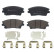 Brake Pad Set, disc brake P 30 096 Brembo, Thumbnail 2