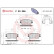 Brake Pad Set, disc brake P 30 096 Brembo, Thumbnail 2