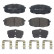 Brake Pad Set, disc brake P 30 099 Brembo