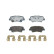 Brake pad set, disc brake P 30 103E Brembo, Thumbnail 3