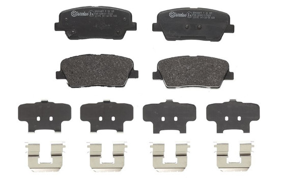 Brake Pad Set, disc brake P 30 105 Brembo, Image 2