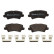 Brake Pad Set, disc brake P 30 111 Brembo