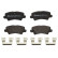 Brake Pad Set, disc brake P 30 111 Brembo, Thumbnail 2