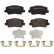 Brake Pad Set, disc brake P 30 114 Brembo