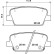 Brake pad set, disc brake P 30 118 Brembo, Thumbnail 4