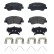 Brake Pad Set, disc brake P 30 122 Brembo, Thumbnail 2