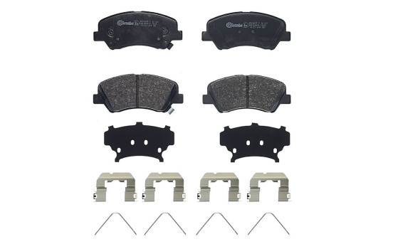 Brake Pad Set, disc brake P 30 122 Brembo, Image 2