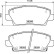 Brake pad set, disc brake P 30 125 Brembo