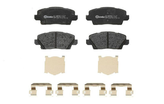 Brake pad set, disc brake P 30 125 Brembo