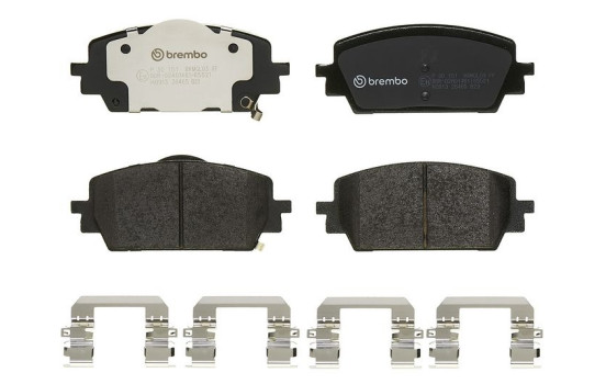 Brake pad set, disc brake P 30 151 Brembo, Image 3