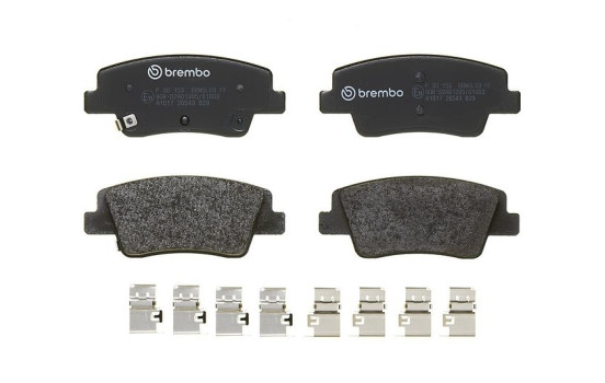 Brake pad set, disc brake P 30 153 Brembo, Image 3