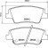 Brake pad set, disc brake P 30 153 Brembo, Thumbnail 4