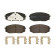 Brake pad set, disc brake P 30 161 Brembo, Thumbnail 3