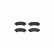 Brake Pad Set, disc brake P 34 005 Brembo