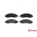 Brake Pad Set, disc brake P 34 005 Brembo, Thumbnail 3