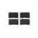 Brake Pad Set, disc brake P 36 003 Brembo