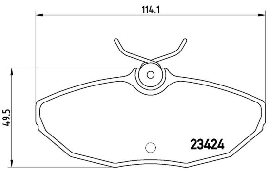 Brake Pad Set, disc brake P 36 013 Brembo, Image 3