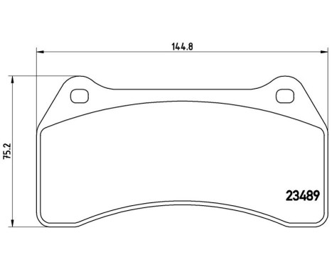 Brake Pad Set, disc brake P 36 014 Brembo, Image 3