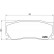 Brake Pad Set, disc brake P 36 023 Brembo, Thumbnail 2