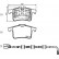 Brake Pad Set, disc brake P 36 034 Brembo, Thumbnail 2