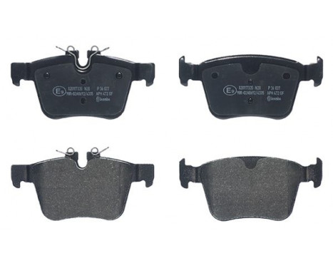 Brake Pad Set, disc brake P 36 037 Brembo