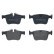 Brake Pad Set, disc brake P 36 037 Brembo