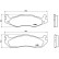 Brake Pad Set, disc brake P 37 001 Brembo, Thumbnail 2