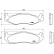 Brake Pad Set, disc brake P 37 001 Brembo, Thumbnail 3