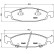 Brake Pad Set, disc brake P 37 005 Brembo, Thumbnail 3