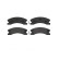 Brake Pad Set, disc brake P 37 008 Brembo, Thumbnail 3