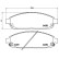 Brake Pad Set, disc brake P 37 010 Brembo, Thumbnail 3