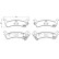 Brake Pad Set, disc brake P 37 012 Brembo, Thumbnail 2