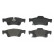 Brake Pad Set, disc brake P 37 016 Brembo