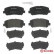 Brake Pad Set, disc brake P 37 019 Brembo, Thumbnail 2