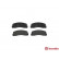 Brake Pad Set, disc brake P 41 002 Brembo, Thumbnail 2