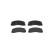 Brake Pad Set, disc brake P 41 002 Brembo, Thumbnail 3
