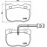 Brake Pad Set, disc brake P 44 004 Brembo, Thumbnail 2