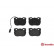 Brake Pad Set, disc brake P 44 004 Brembo, Thumbnail 3