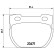 Brake Pad Set, disc brake P 44 006 Brembo, Thumbnail 3