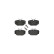Brake Pad Set, disc brake P 44 009 Brembo, Thumbnail 3
