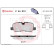 Brake Pad Set, disc brake P 44 013 Brembo, Thumbnail 3