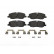 Brake Pad Set, disc brake P 44 014 Brembo