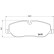 Brake Pad Set, disc brake P 44 014 Brembo, Thumbnail 3