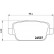 Brake Pad Set, disc brake P 44 017 Brembo, Thumbnail 2