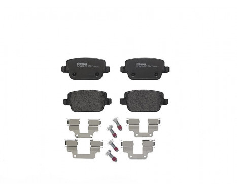 Brake Pad Set, disc brake P 44 017 Brembo